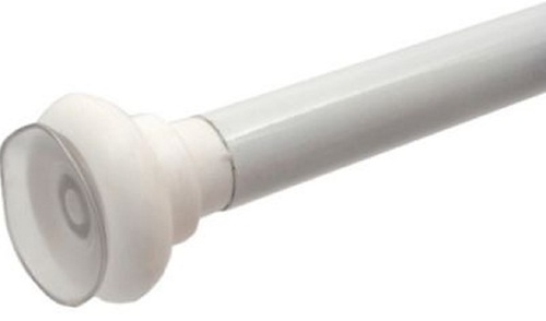 Barral extensible para cortina de baño