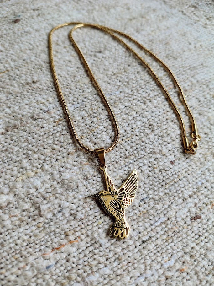 Collar Tessa - Acero dorado 