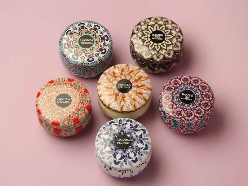 Velas mandala grandes - Iluminarte