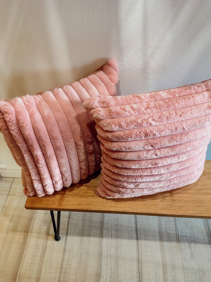 Almohadon 'Soft Line Rosé'