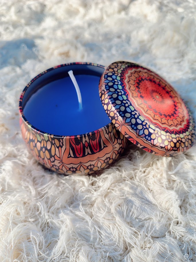 Velas mandala grandes - Iluminarte