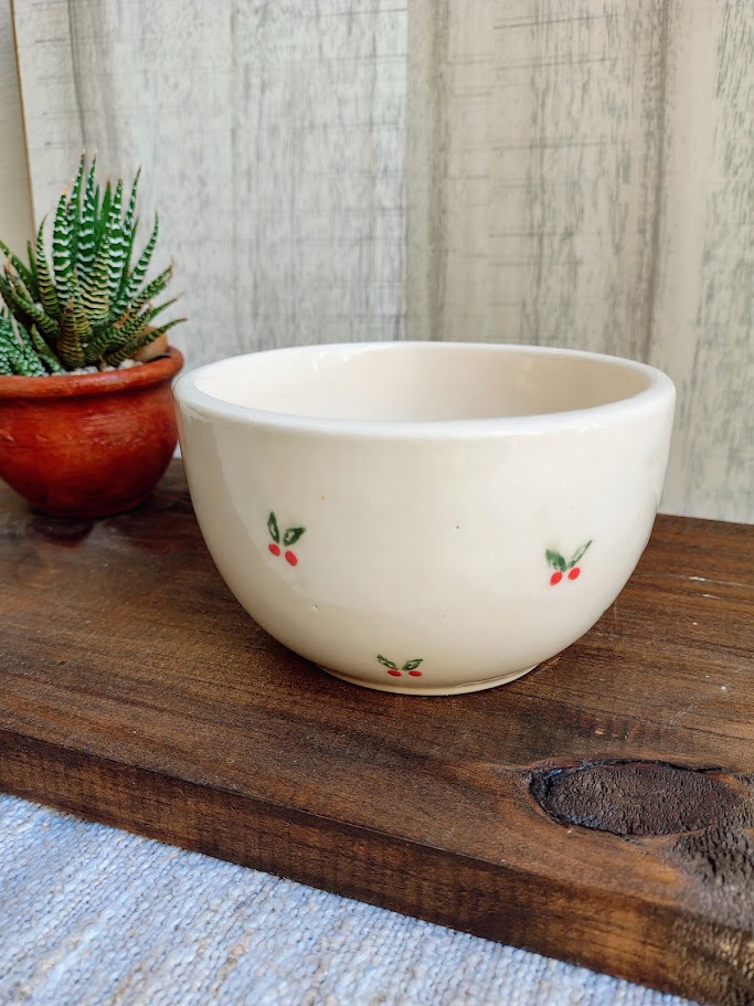 Cuenco ceramica 400cc cerezas