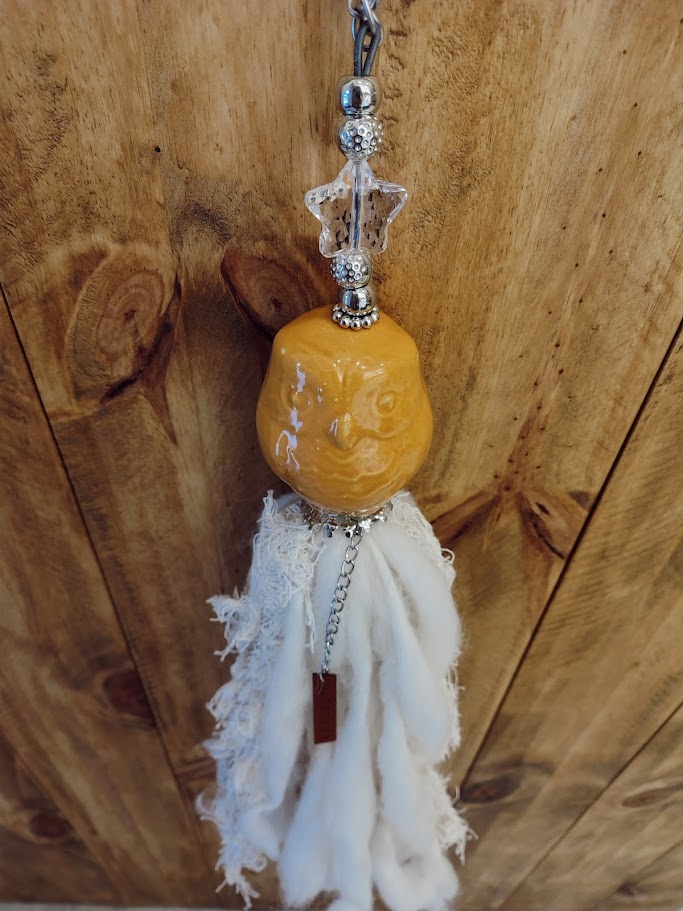 Borla de ceramica 'Buhos' - Satanama 