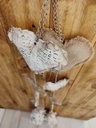Colgante corazones vintage - Satanama 