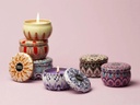 Velas mandala grandes - Iluminarte