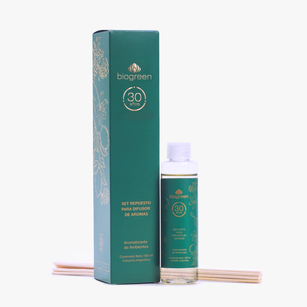 Repuesto difusor + varillas '30 años' - Biogreen