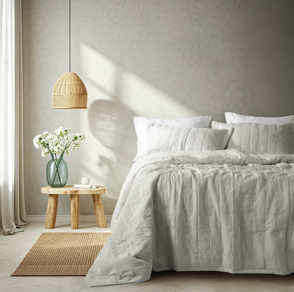 Cover 'Maui' con fundas de almohadon, queen - Jean Cartier