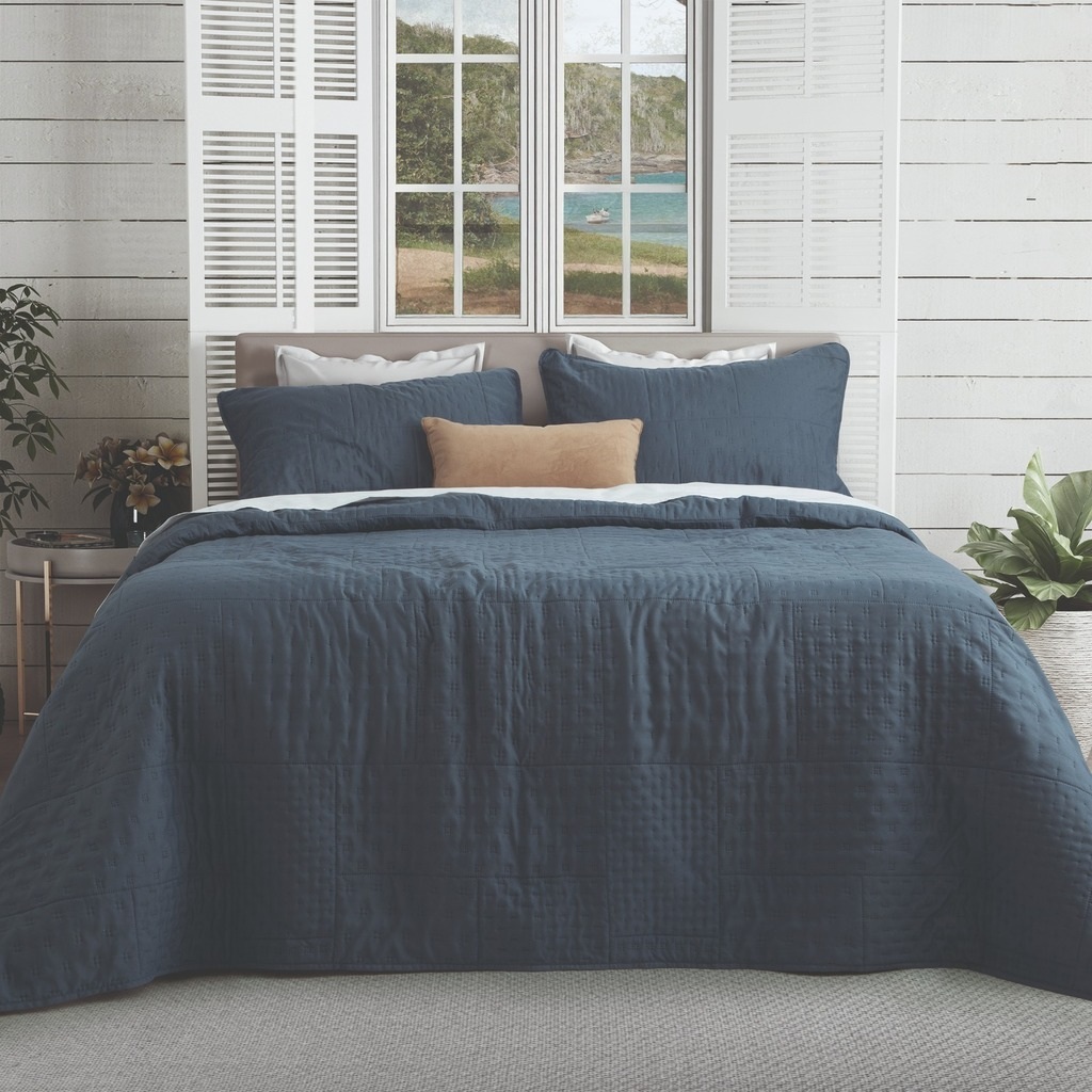 Cover 'Buzios' con funda de almohada, 2 1/2 plaza - Jean Cartier