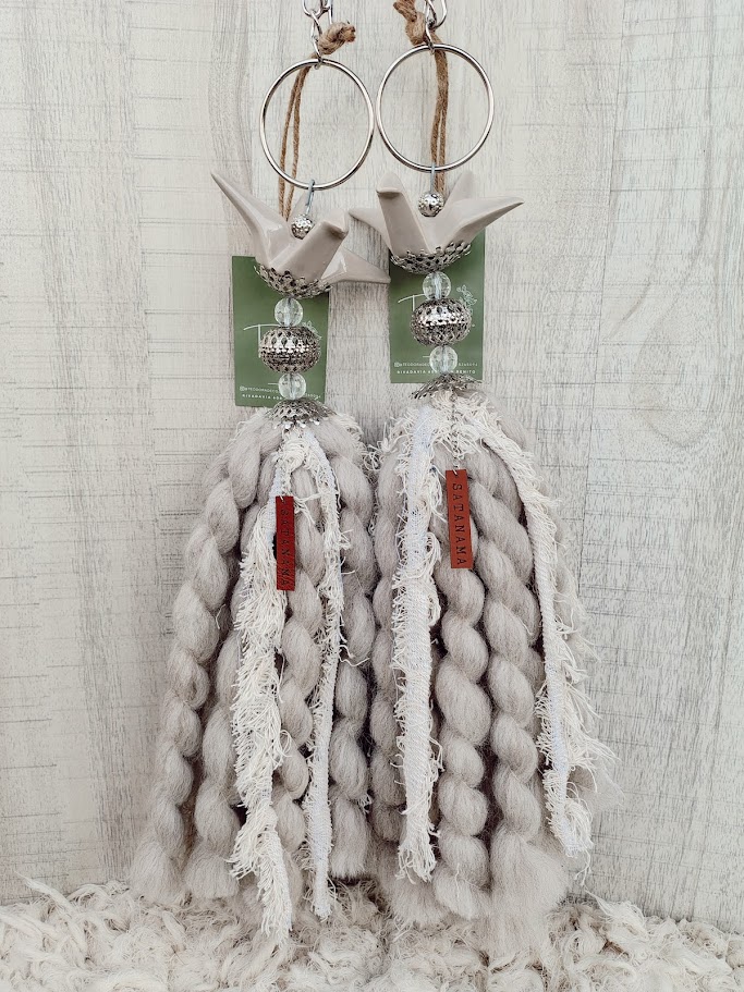 Borla de ceramica / sujeta cortina x1 'Prisma' - Satanama