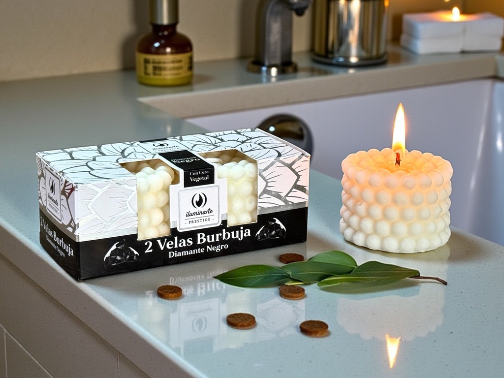 Velas burbuja x2 aromaticas - Iluminarte