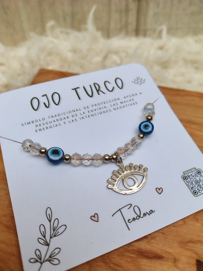 Pulsera de proteccion 'Ojo turco'- Teodora