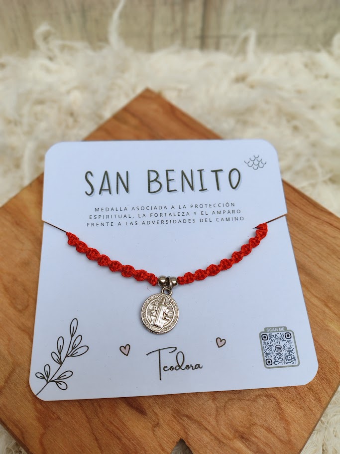 Pulsera de proteccion 'San Benito' - Teodora
