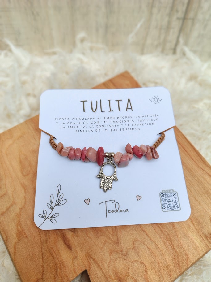 Pulsera de piedras energeticas 'Tulita' - Teodora