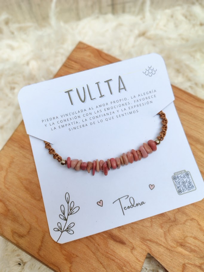 Pulsera de piedras energeticas 'Tulita' - Teodora