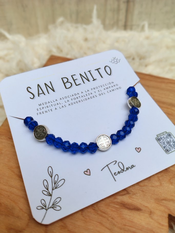 Pulsera de proteccion ' San Benito' - Teodora