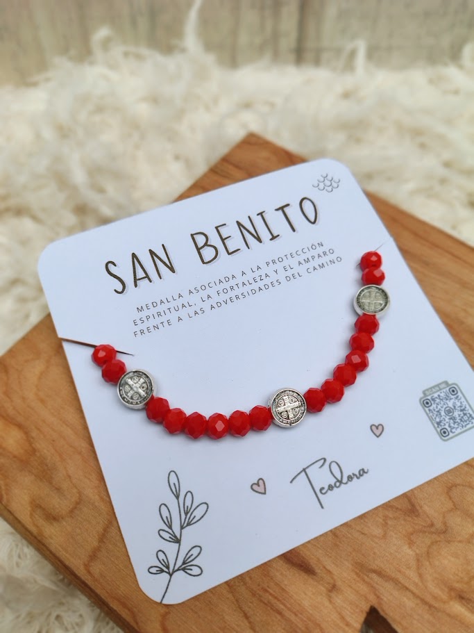 Pulsera de proteccion ' San Benito' - Teodora