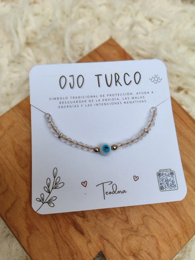Pulsera de proteccion 'Ojo turco' - Teodora