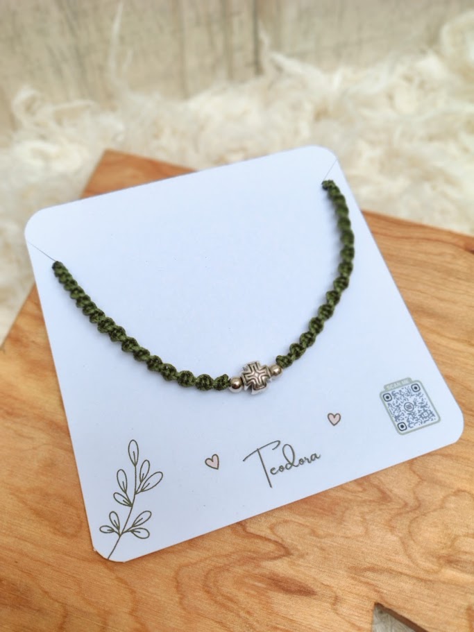 Pulsera de proteccion 'Cruz' - Teodora
