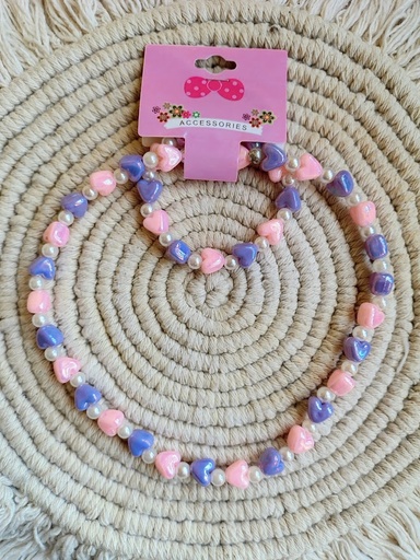 Set de collar + pulsera infantil