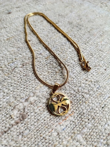 Collar Monroe - Acero dorado