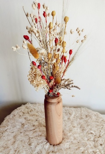 Florero nordico 'Anastasia' con flores incluidas - Satanama 