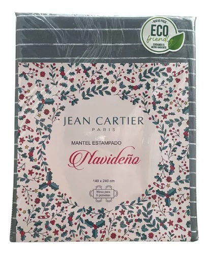 Mantel navideño rectangular - Jean Cartier