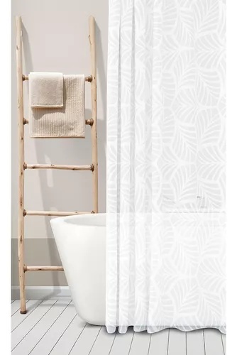 Cortina de baño de vinilo estampada - Jean Cartier