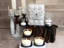 Velas de noche x 12 unidades blancas neutras - Iluminarte