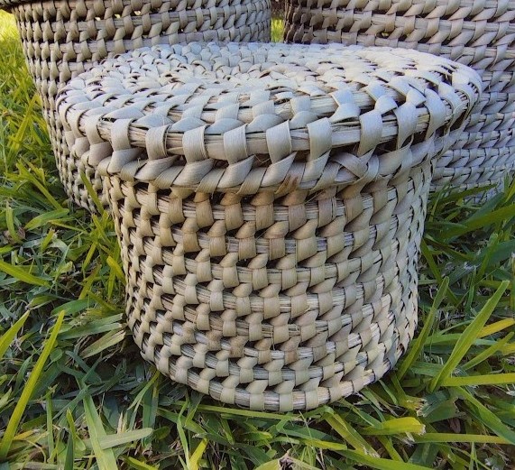 Canasto con tapa 20x15cm - Palma Caranday 
