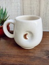 Tazas de ceramica con detalles en oro