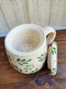 Taza infusora de cerámica