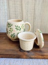 Taza infusora de cerámica
