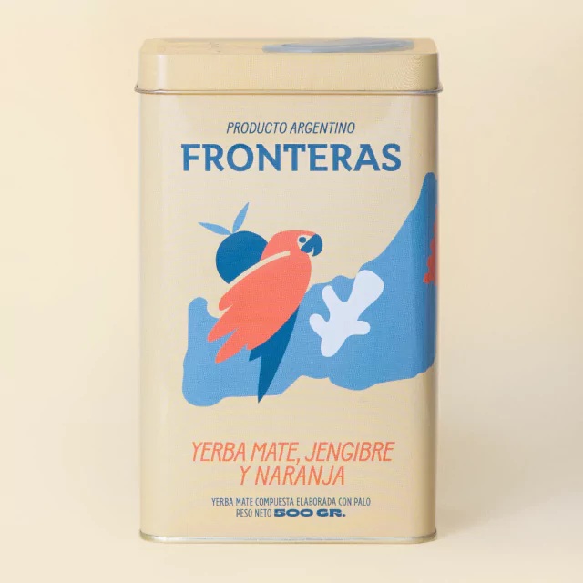 Lata yerba mate 500gr - Fronteras