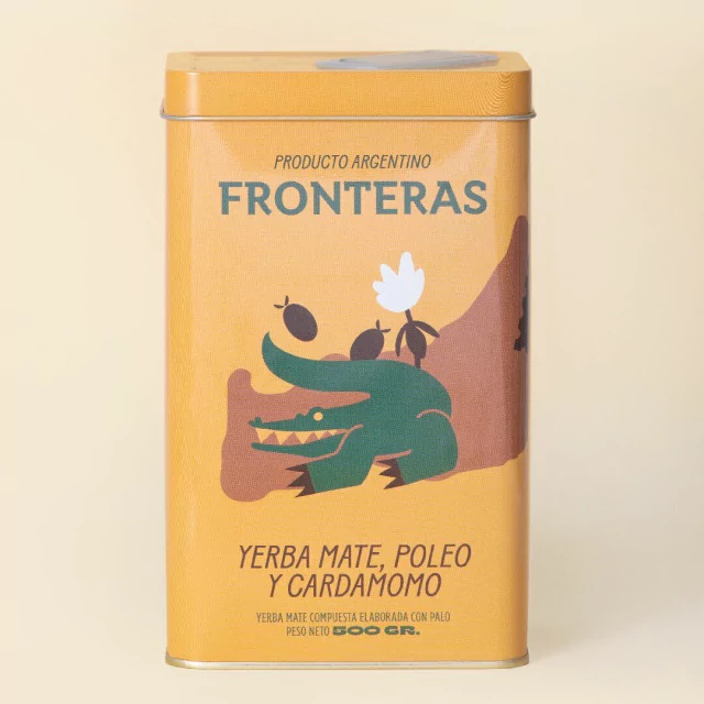 Lata yerba mate 500gr - Fronteras