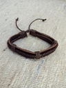 Pulsera de cuero unisex 