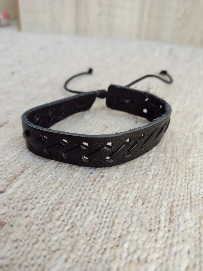Pulsera de cuero unisex 