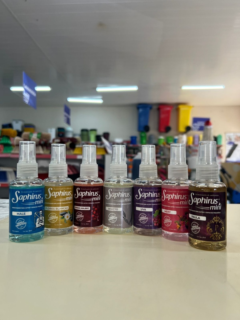 Aromatizador mini 60ml - Saphirus