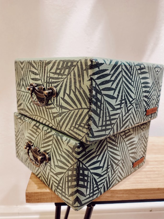 Cajoncitos decoupage x2 - Satanama 