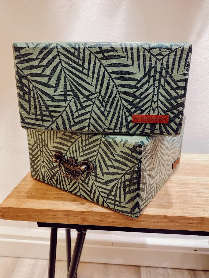 Cajoncitos decoupage x2 - Satanama 