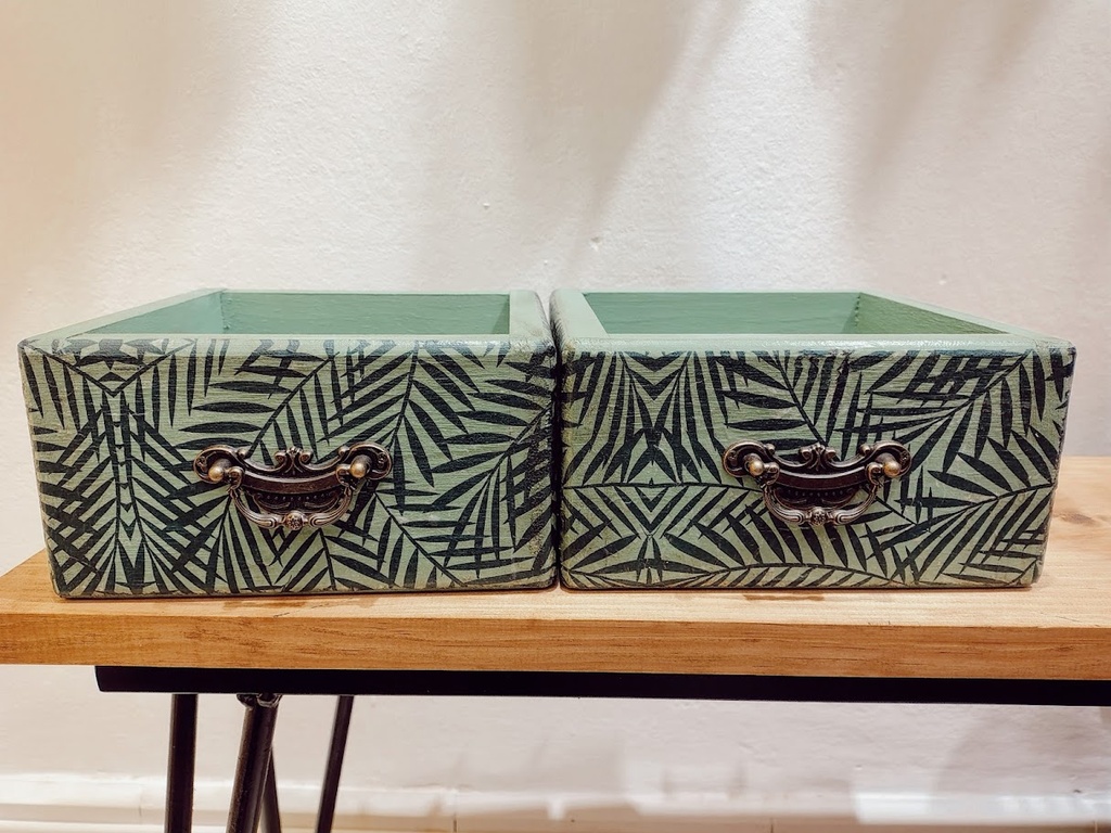 Cajoncitos decoupage x2 - Satanama 