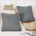 Funda de almohadon felpa x 2 unidades - CITY Blanco