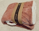 Frazada coral fleece con corderito 2 1/2 plaza - Pimar 
