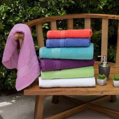 Juego de toalla y toallon - Palette Urban 'Grid'