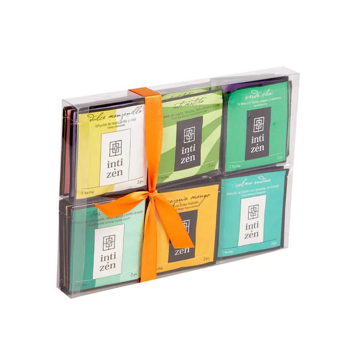 Caja transparente x 30 saquitos de té- Inti Zen