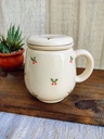 Taza infusora de ceramica