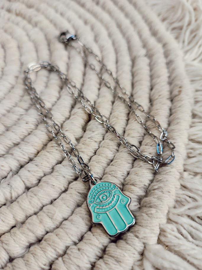 Collar Hamsa - Acero quirurgico 