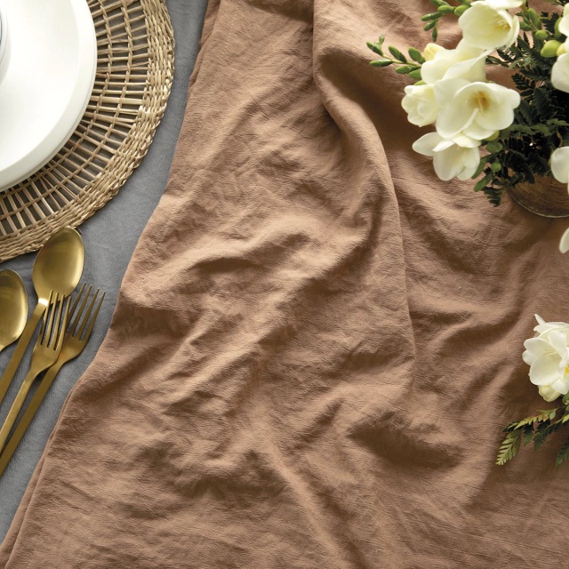 Mantel rectangular simil tusor - Jean Cartier