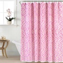 Cortinas de baño con protector y ganchos - Corimel Deco