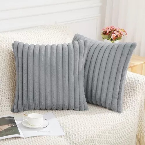 Funda de almohadon felpa x 2 unidades - CITY Blanco