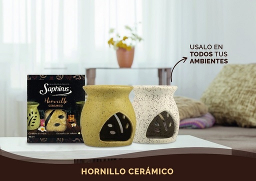 Hornillo ceramico chico - Saphirus 
